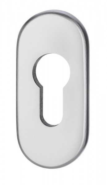 Dieckmann Alu-Rahmen-Cliprosette, oval Serie Ares, 9mm PZ, F01