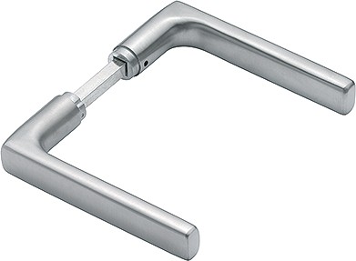 Hoppe Glastür Drückerpaar Dallas F69 Edelstahl matt GD-E1643 SST