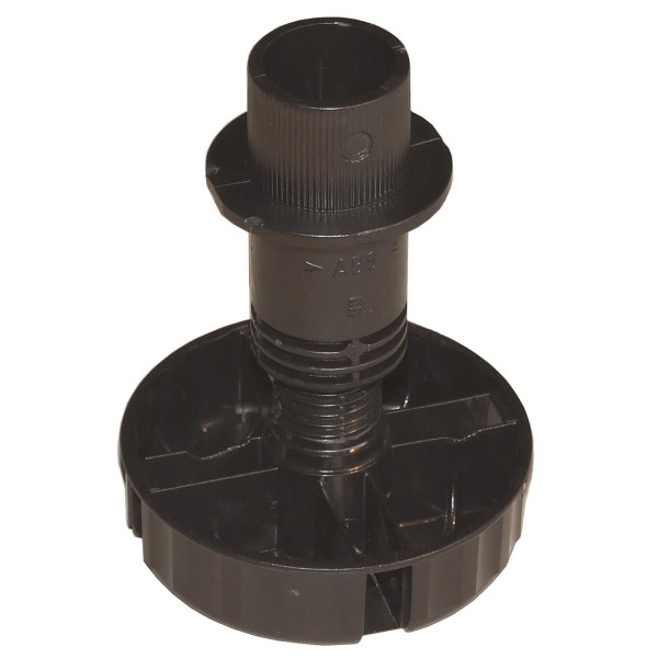 gelbrot Sockelverstellfuß Standfläche 80 mm Höhe 110 mm