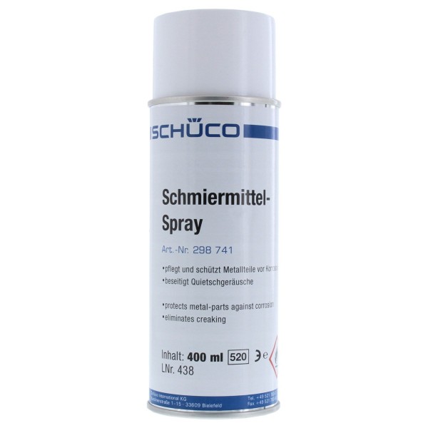Schüco Schmiermittelspray Wartungsspray 298124 298741 400 ml