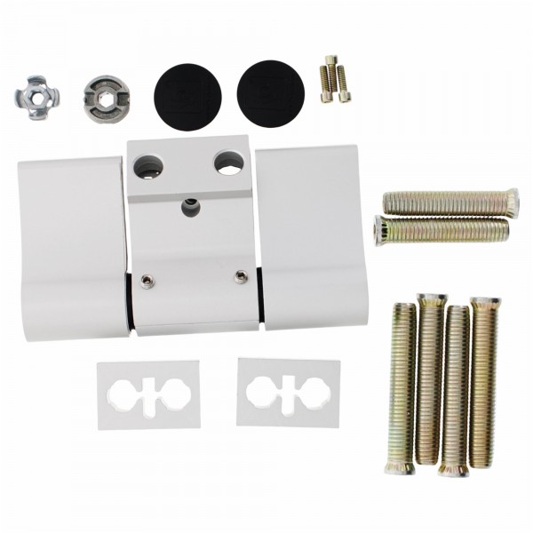 Dr. Hahn Türband 4 A956 3-teilig Drehpunkt 36 mm Bohrabstand 91,5 mm mit Befestigung EV1 Metall