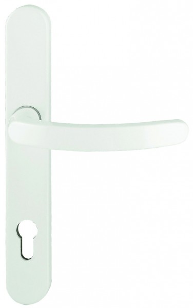 Hoppe 1/2 Innenschildgarnitur Luxembourg F9016 Aluminium verkehrsweiß