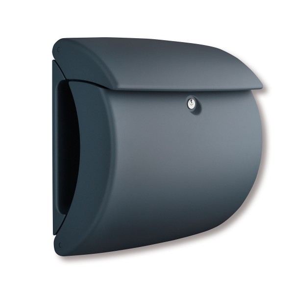 BLACK BEAUTY BURG-WÄCHTER Briefkasten "Pearl 886" Kunststoff Mattlack Granit