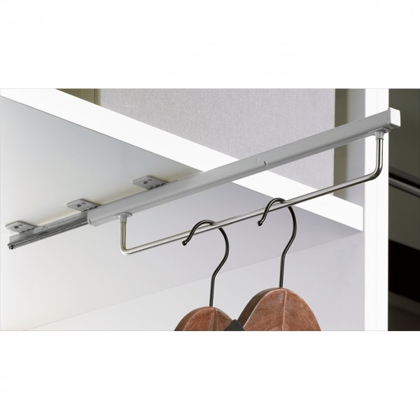 Hettich QUADRO Kleiderbügelhalter 350 mm ausziehbar