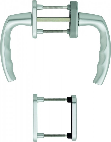 Hoppe Balkontür Rosettengarnitur Atlanta F1 10 mm Nocken TS 63 - 68 mm
