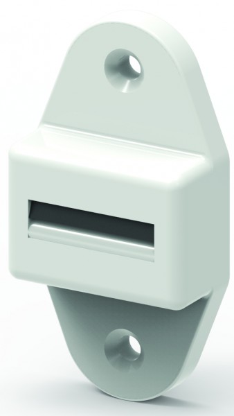 Leitrolle für 22 mm Gurt mit Bürsten- einsatz Haube braun