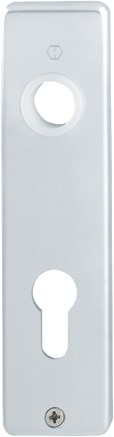 Hoppe Kurzschild London F1 Aluminium natur 72 mm PZ 202KP/AP