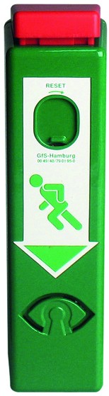 GFS EH-Türwächter mit Einhandbedienung PHZ eingebaut mit Voralarm