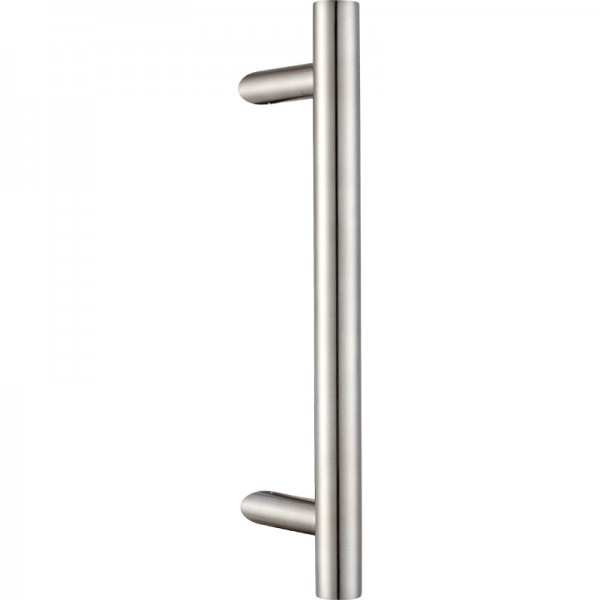 greenteQ Türgriff Stoßgriff schräg Edelstahl inkl. Befestigung Länge 1600 mm Achsmaß 1200 mm