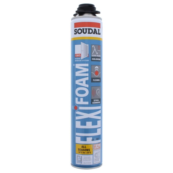 SOUDAL 1K-Pistolenschaum FLEXIFOAM GUN 750 ml