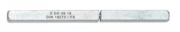 Dieckmann Panikstift geteilt verzinkt 0566 9 x 60/60 mm