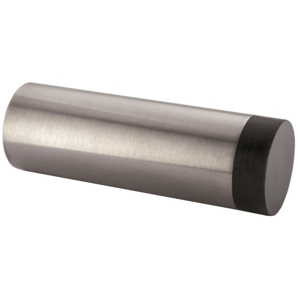 gelbrot Wand - Türpuffer Edelstahl matt Länge 90 Dm 30 mm inkl Gummi