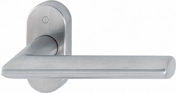 Hoppe Türgriffgarnitur Stockholm F69 Edelstahl matt E1140F/55 HG