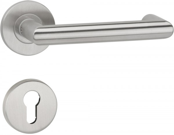 Hermat FS Rosettengarnitur BASIC 08 PZ OF 60 Edelstahl matt