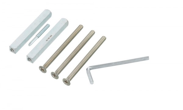 Dieckmann Montageset Nr. 370 für Rahmengarnitur Drücker/Schild-Grt, TS: 83-87mm,