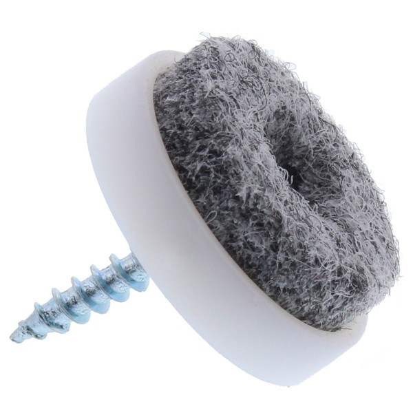 10x Schraubgleiter Filzgleiter 24mm