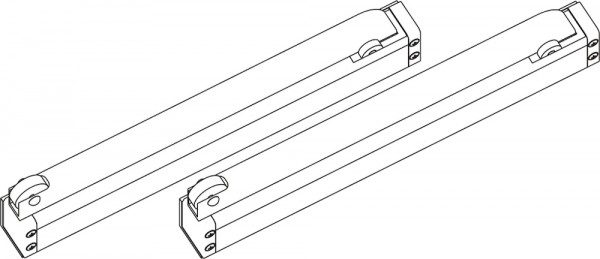 Geze Klapphebelantrieb RWA K600 2 flg mit Schließfolge EV1 für Fenster Montage Bandseite