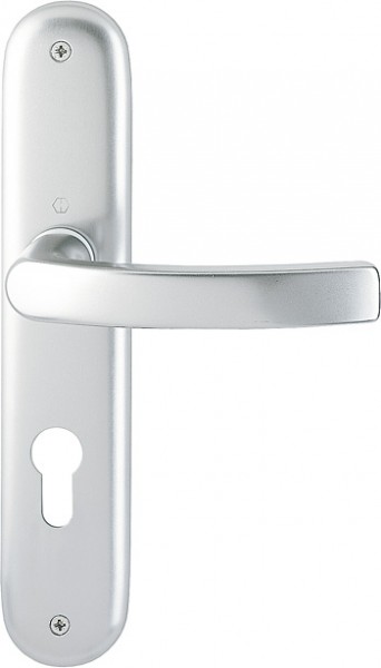 Hoppe Türgriffgarnitur Luxembourg F1 Aluminium natur 199/273P SST PZ