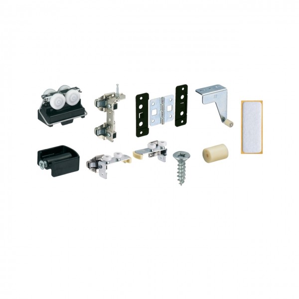 Hettich Komplett Set Wing 77 für 1 Falttür mit 2 Flügeln