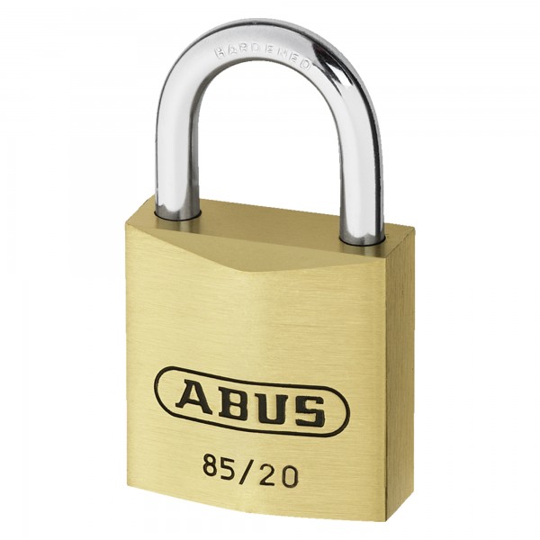 ABUS Vorhängeschloss Nr. 85/20 Lock-Tag Mess.Zyl.