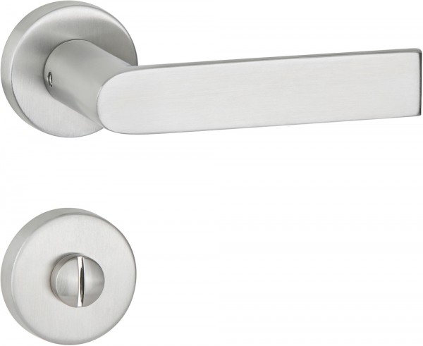 Hermat ZT Rosettengarnitur BAD Basic 13 Oberfl. 60 Edelstahl matt