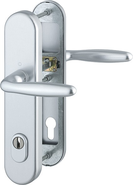 Hoppe Türgriffgarnitur Verona ES1 F1 Aluminium natur 1510/3332ZA/3310