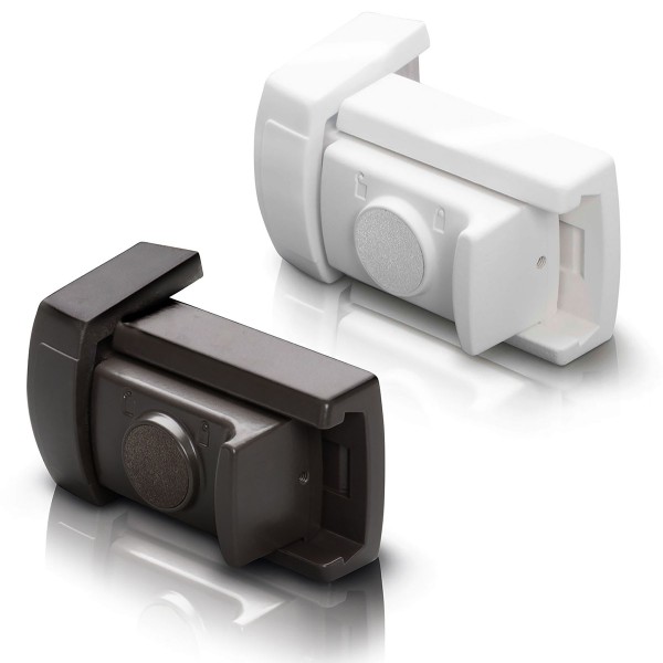 Burg Wächter WinSafe Tür- und Fensterriegel WR60 WR 60 weiß braun