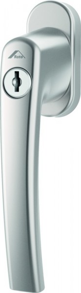 Rotoline Fenstergriff abschließbar 100NM 37N R011 natursilber ohne Logo