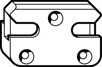 Roto SH-Schließstück K NR 364 -0,8 APD NT