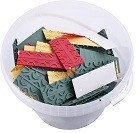 PHI Verglasungsklotz MIX Kunststoff 100 x 24 mm Eimer a. 400 St.