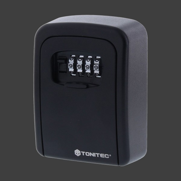 BLACK BEAUTY ToniTec® Keygarage mit Zahlencode in Aluminium schwarz