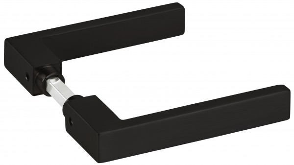 Hermat ZT - Drückerpaar 1682 L WEST Oberfl. 74 (Classic Black beschichtet)