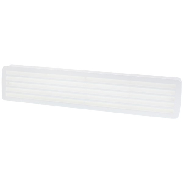 Badezellenlüftung Lüftungsgitter 9020 aus Kunststoff 457 x 92 mm für WC Bad und Küche