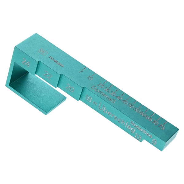 FEPS Tool Messlehre Aluminium türkis