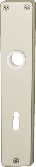 Hoppe Langschild F2 Aluminium neusilber 72 mm BB 201PI
