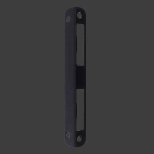 BLACK BEAUTY ToniTec Winkelschließblech für Zimmertüren gleichschenklig 20x170 mm Stahl schwarz lackiert