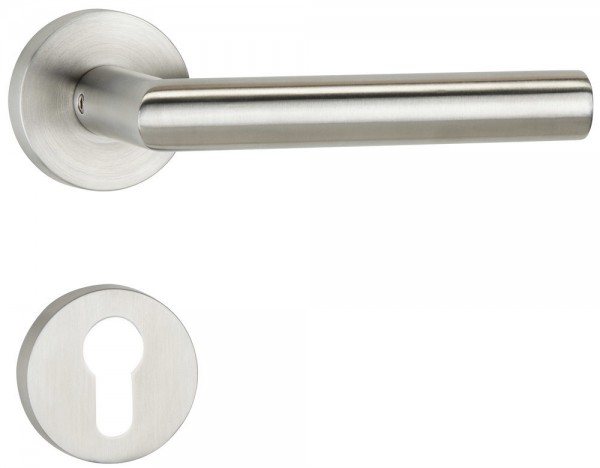 Hermat ZT Rosettengarnitur PZ BASIC 02 OF 60 Edelstahl matt