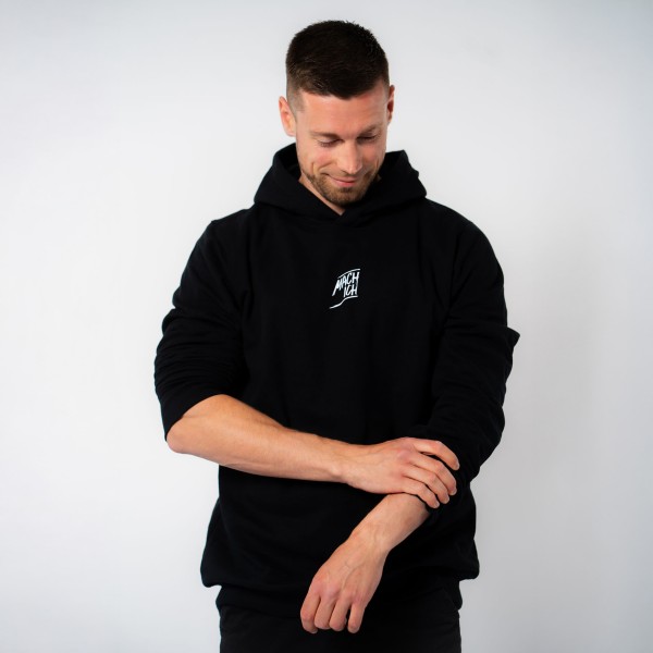 MACH ICH® Hoodie mit Classic Logo Unisex (Teerschwarz)