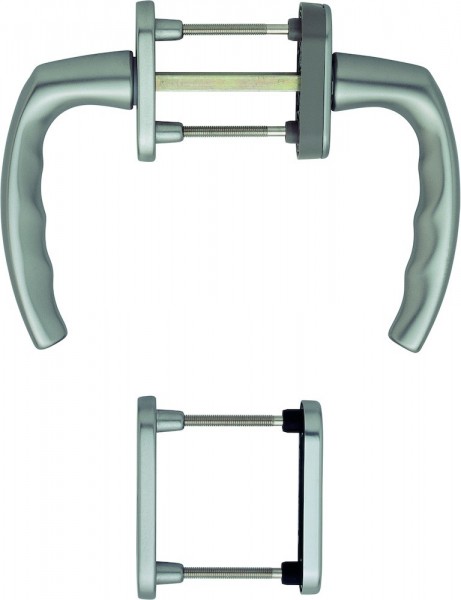 Hoppe Balkontür Rosettengarnitur Atlanta F9 10 mm Nocken TS 63 - 68 mm