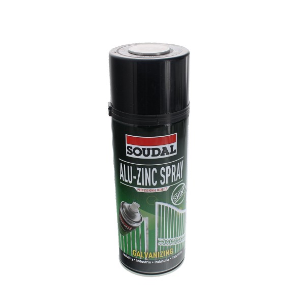 Soudal Alu-Zink Spray Shiny 400 ml