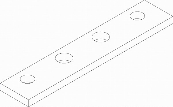 GEZE Rahmenunterlage 3 mm für Kunststoffenster