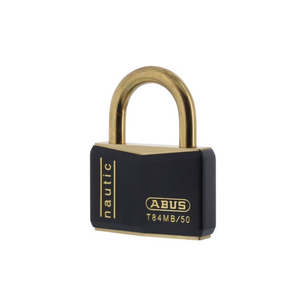 ABUS Vorhangschloss T84MB/50 nautic verschiedenschließend Messing 44433