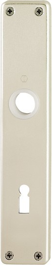 Hoppe Langschild London F2 Aluminium neusilber 72 mm BB 202SP