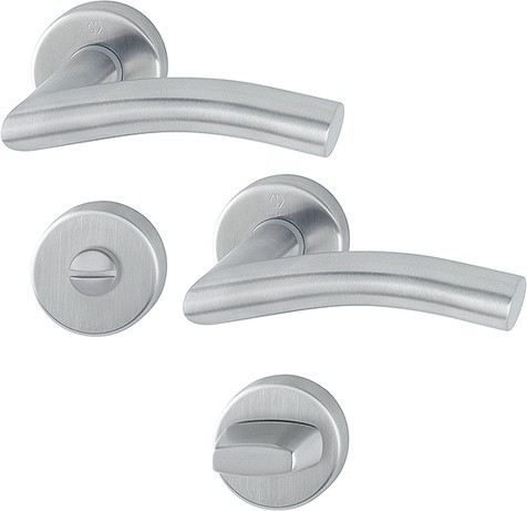 Hoppe Türgriffgarnitur Antwerpen SST F69 Edelstahl matt E1420Z/42K/42KS BAD