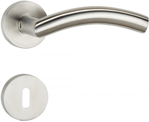 Hermat ZT Rosettengarnitur BB MOON OF 60 Edelstahl matt