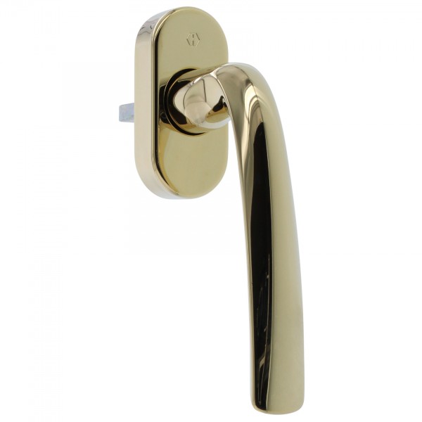 HOPPE Fenstergriff Serie New York 0545/US956 Nocken 10 mm Vierkant 7/37 Messing poliert 3484451