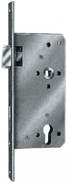Einsteckschloß HT 28 PZW FR 20/65 92 10 RS Silber 001 Vollriegel/Vollfalle
