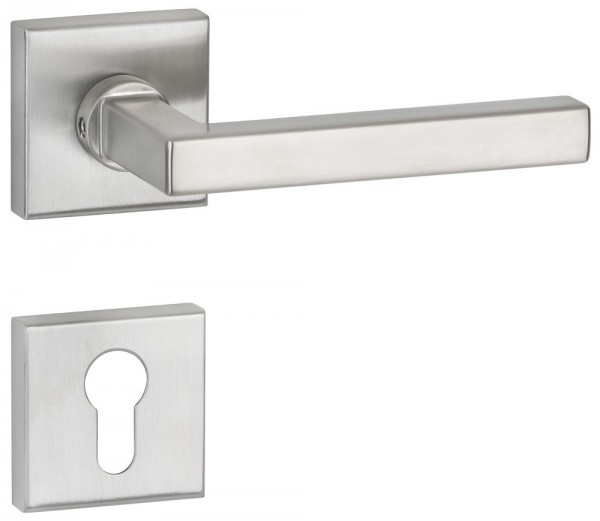 Hermat ZT Rosettengarnitur PZ OF 60 Edelstahl matt