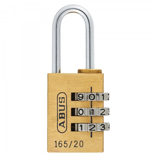 ABUS Vorhängeschloss Nr. 165/20 SB/F mit Zahlenkombination