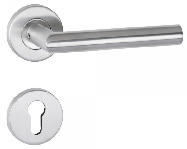 Hermat ZT Rosettengarnitur PZ BASIC 02 Klasse 4 OF 60 Edelstahl matt